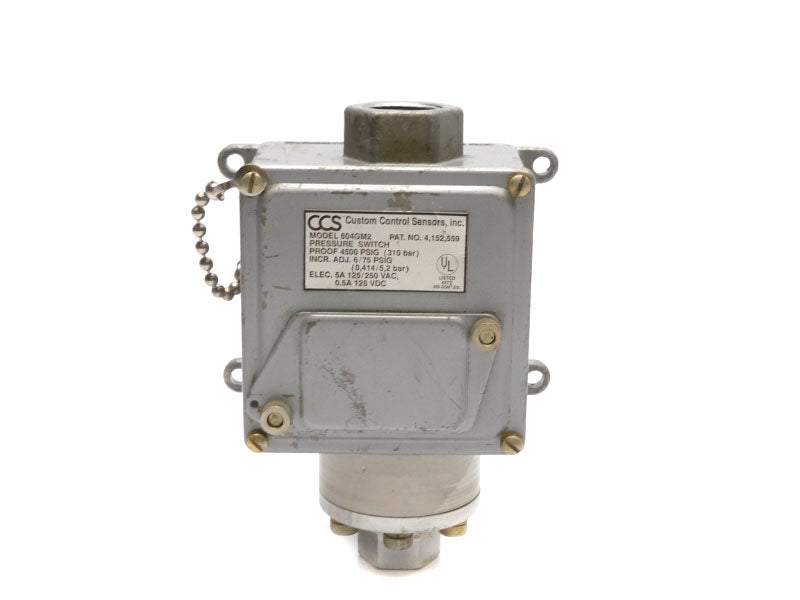 CCS 604GM2 125/250VAC 5A 4500PSI NSNP