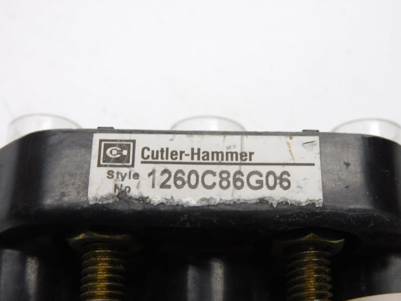 CUTLER HAMMER 1260C86G06 600VAC NSNP