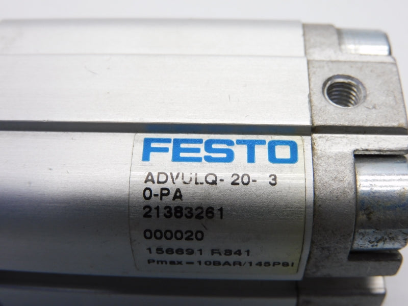 FESTO ADVULQ-20-30-PA 156691 SER. R841 145PSI NSNP