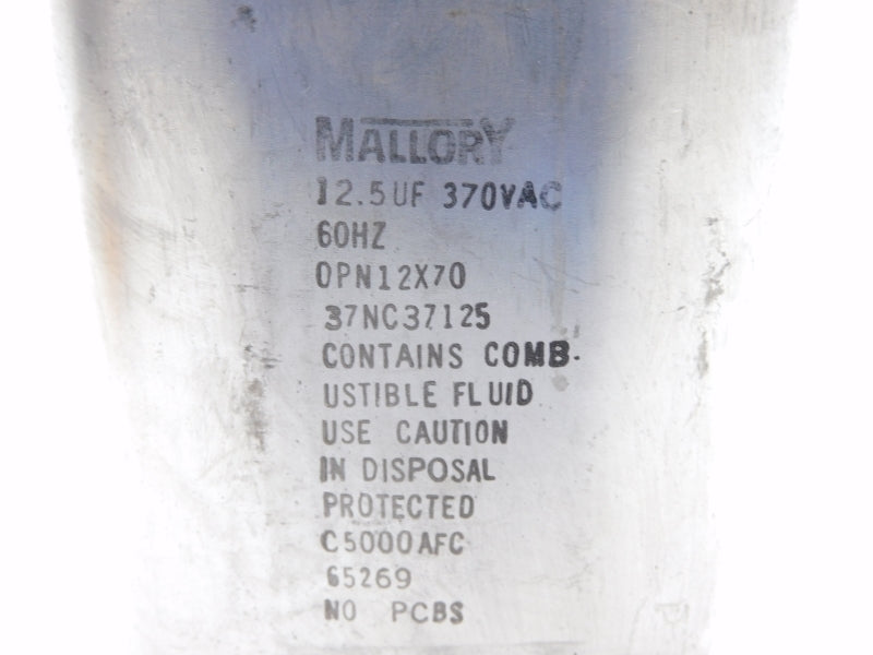 MALLORY OPN12X70 370VAC NSMP