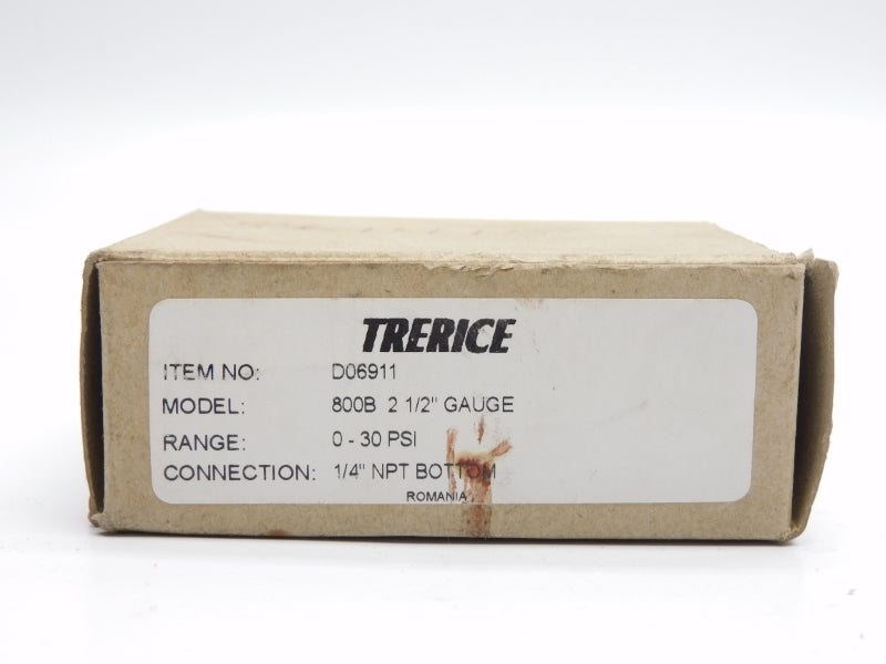TRERICE D06911 800B 0-30PSI 2-1/2" NSMP