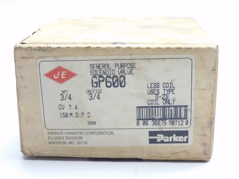 JACKES EVANS GP600 3/4" NSMP
