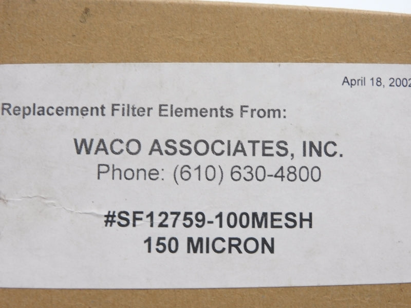 WACO SF12759-100MESH NSMP