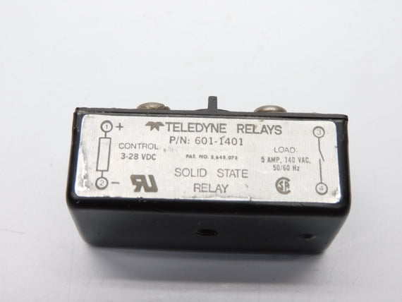 TELEDYNE RELAYS 601-1401 140VAC 5A UNMP