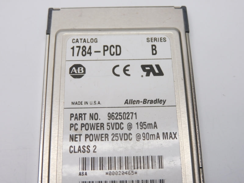 ALLEN BRADLEY 1784-PCD SER. B 25VDC NSNP