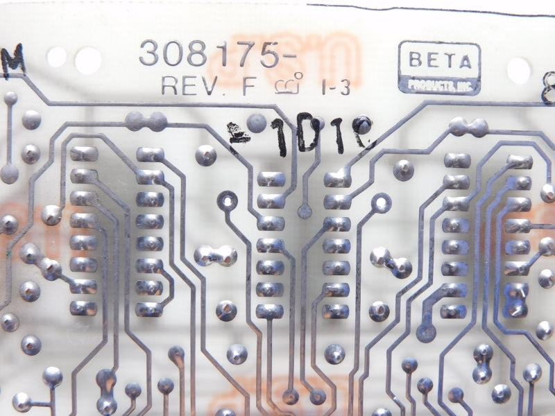BETA PRODUCTS 308175 REV. F UNMP