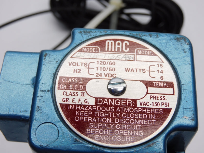 MAC 224B-110EABB 120V 150PSI NSNP