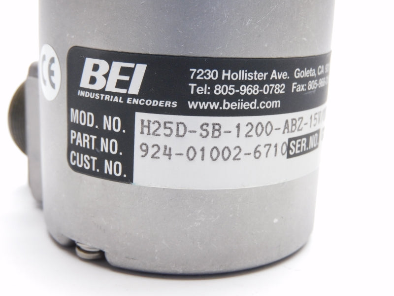 BEI H25D-SB-1200-ABZ-15V/OCR-SM16-S 924-01002- 6710 12-15VDC NSNP