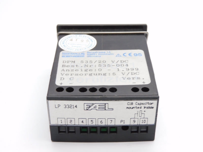 SCHWILLE ELETRONIK DPM535/20V/DC 535-004 5V/DC 0-1.999 NSNP