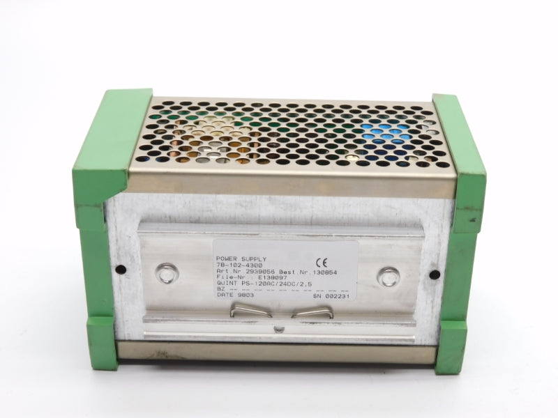 PHOENIX CONTACT QUINTPS-120AC/24DC/2,5 2939056 93-132VAC 2,5A UNMP