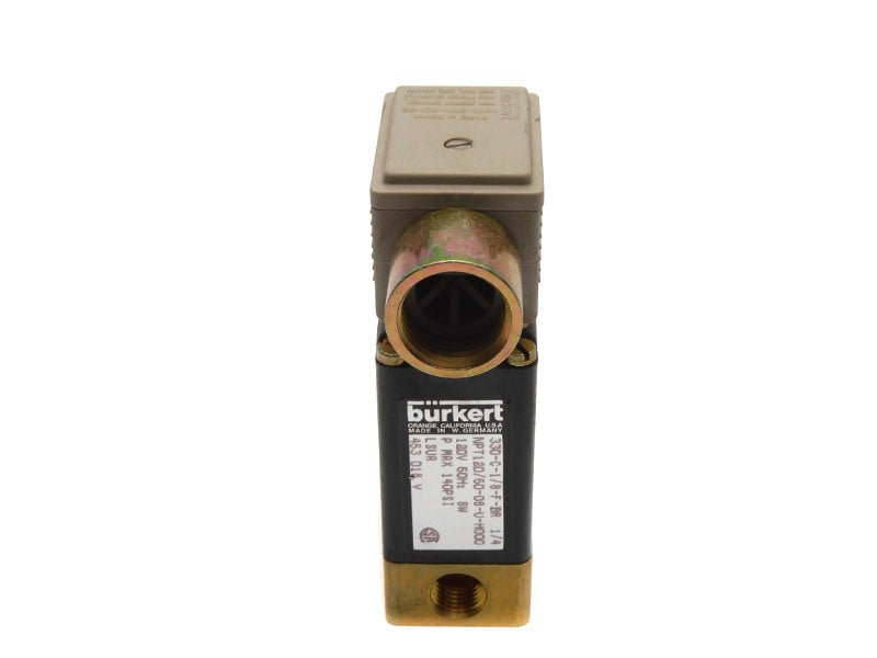 BURKERT 330-C-1/8-F-BR-1/4 120V 140PSI 1/4" NSNP