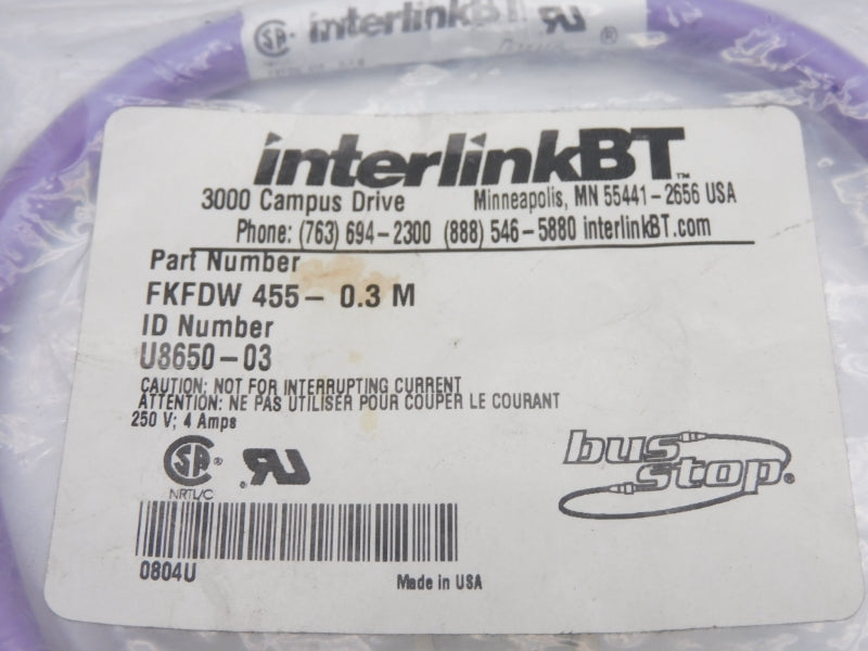 INTERLINKBT FKFDW455-0.3M U8650-03 250V 4A NSMP
