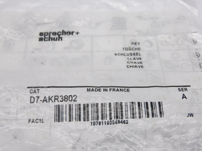 SPRECHER+SCHUH D7-AKR3802 SER. A NSMP