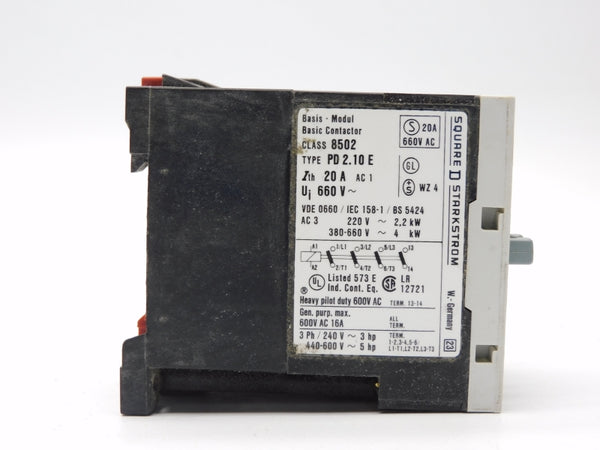 SQUARE D 8502PD2.10E SER. B 440/480V 20A NSNP