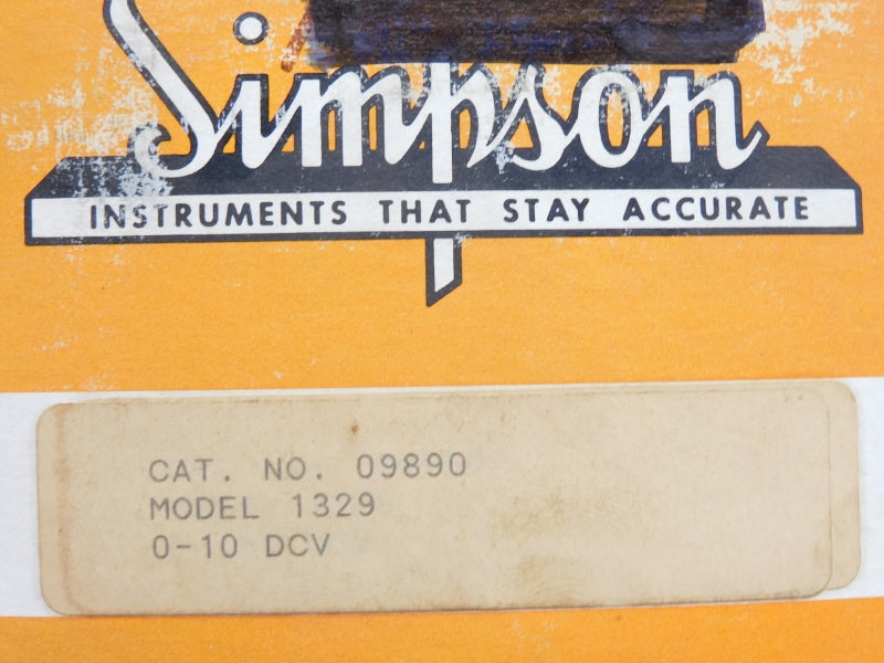 SIMPSON 09890 1329 0-10VDC NSMP