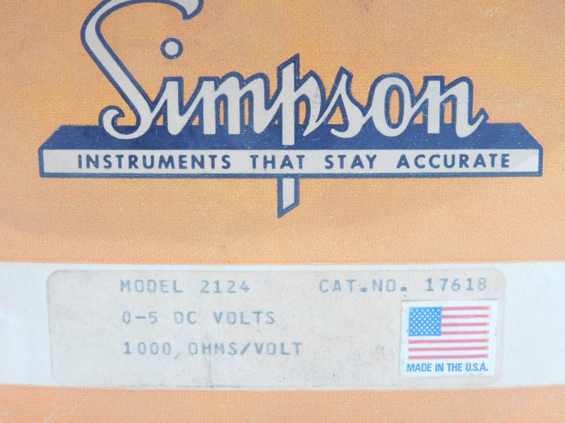 SIMPSON 17618 2124 0-5VDC NSMP