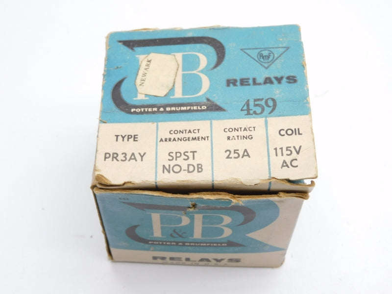 POTTER&BRUMFIELD PR3AY 115VAC 25A NSMP