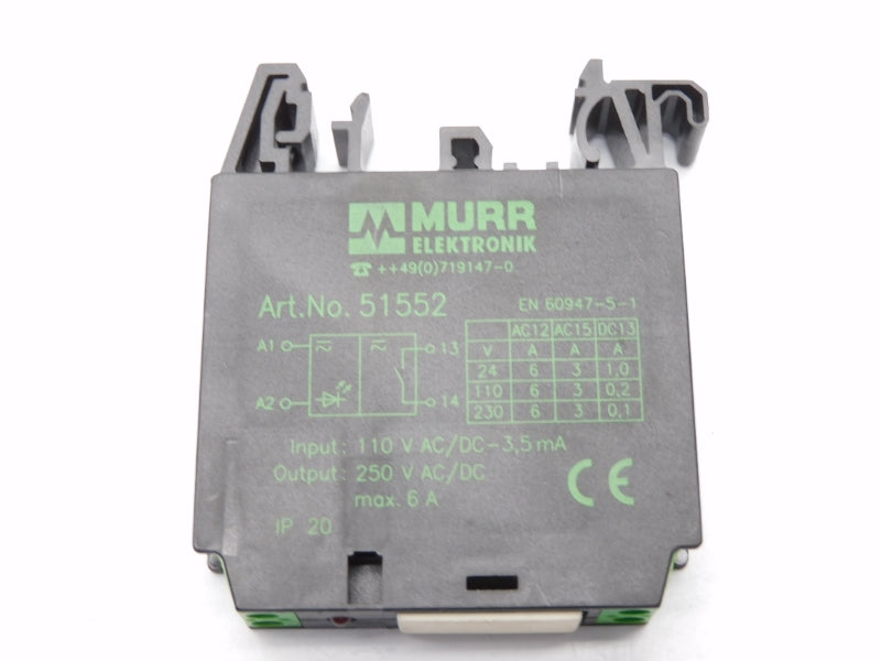 MURR ELEKTRONIK 51552 250VAC/DC 6A NSNP