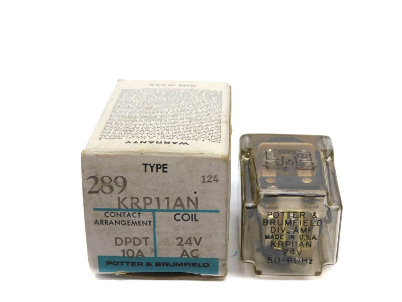 POTTER&BRUMFIELD KRP11AN 24VAC 10A NSMP
