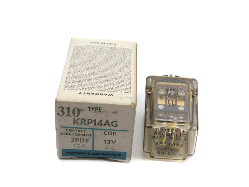 POTTER & BRUMFIELD KRP14AG 12VAC 10A NSMP