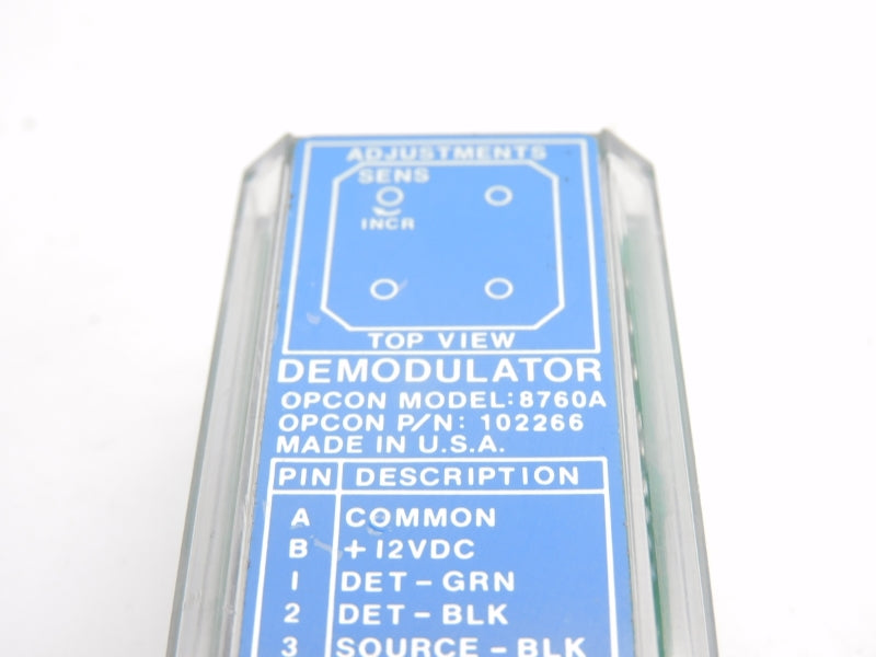 OPCON 102266 8760A 12VDC UNMP