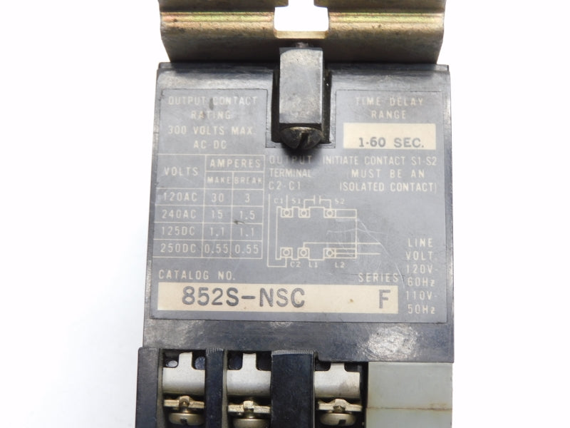 ALLEN BRADLEY 852S-NSC SER. F 300V 30A 1-60S UNMP