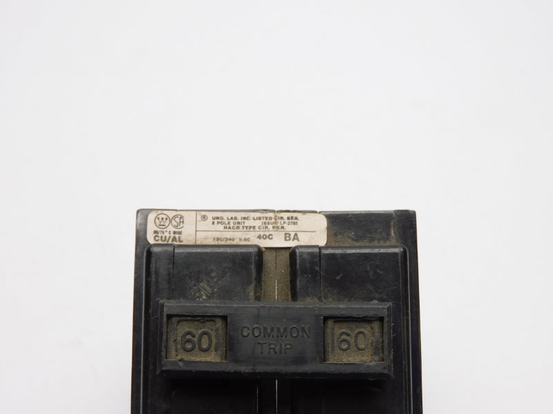 WESTINGHOUSE BA260 120/240VAC 60A UNMP