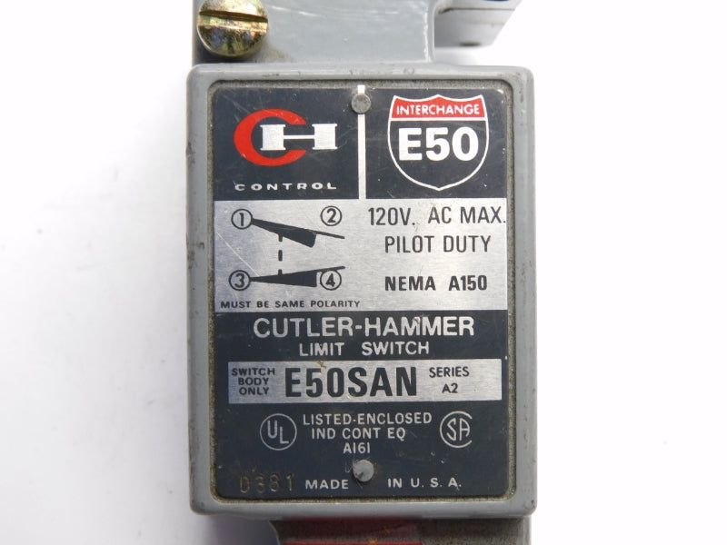 CUTLER HAMMER E50SAN SER. A2 120VAC UNMP