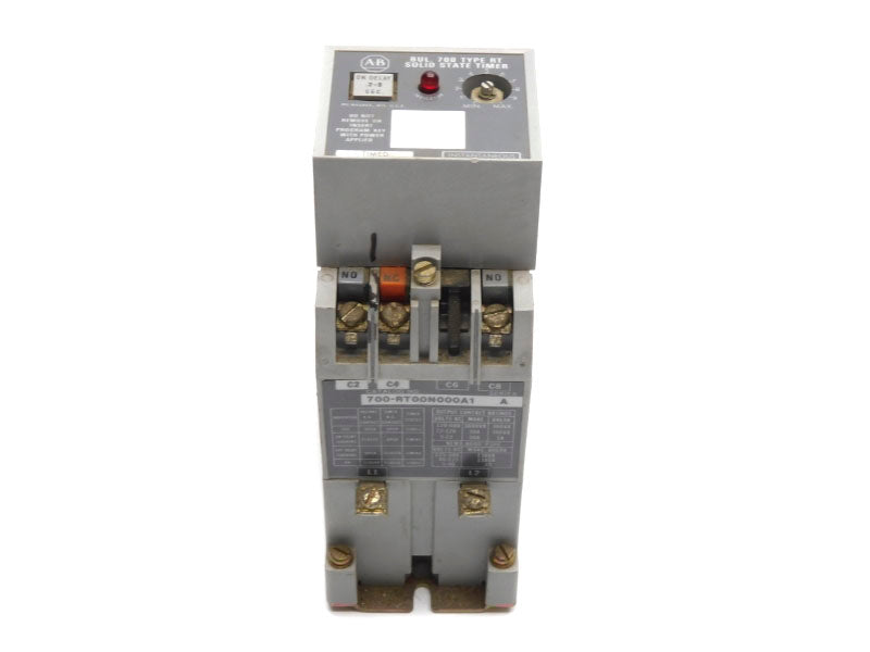 ALLEN BRADLEY 700-RT00N000A1 SER. A 120-600VAC 30A .2-8SEC UNMP