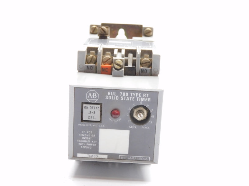 ALLEN BRADLEY 700-RT00N000A1 SER. A 120-600VAC 30A .2-8SEC UNMP