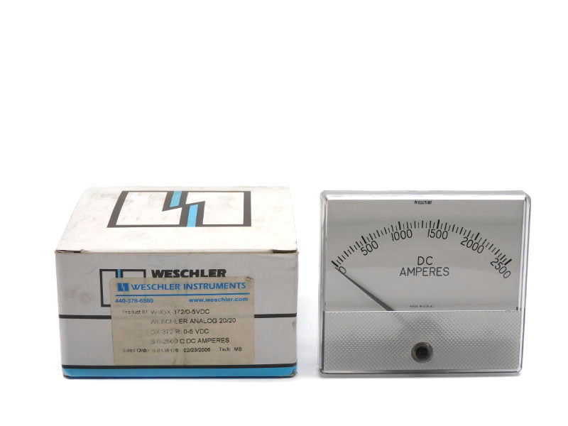 WESCHLER INSTRUMENTS WI/GX-372/0-5VDC 0-5VDC 0-2500DCA NSMP