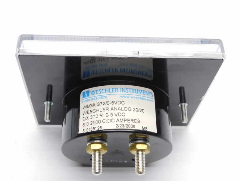 WESCHLER INSTRUMENTS WI/GX-372/0-5VDC 0-5VDC 0-2500DCA NSMP