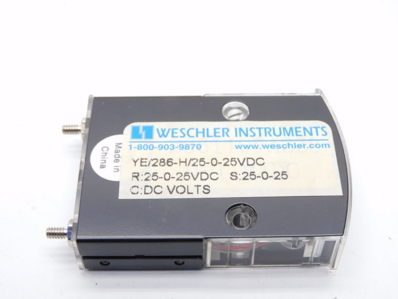 WESCHLER INSTRUMENTS YE/286-H/25-0-25VDC 25-0-25VDC NSMP