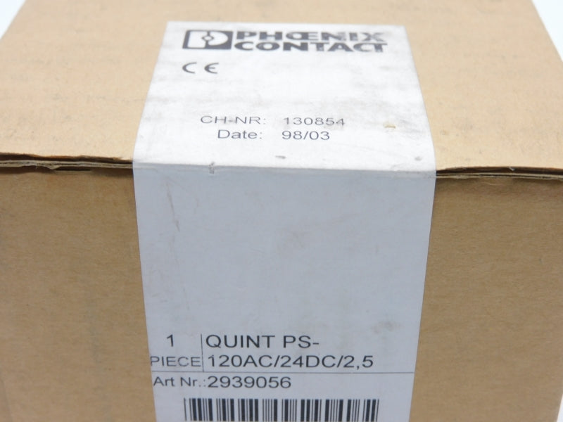 PHOENIX CONTACT QUINTPS-120AC/24DC/2,5 2939056 NSFS