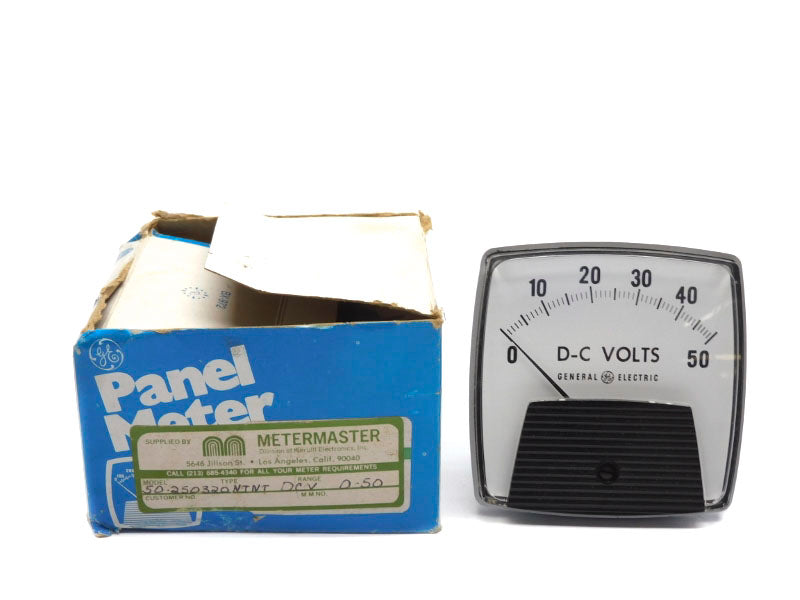 GENERAL ELECTRIC 50-250320NTNT 0-50DCV NSMP