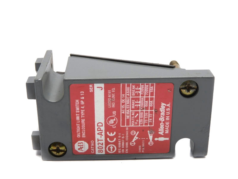 ALLEN BRADLEY 802T-APD SER. J 120-600VAC 60A (AS PICTURED) UNMP