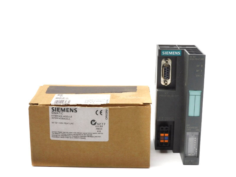 SIEMENS 6ES7151-1BA02-0AB0 24VDC F/W V2.2.1 (AS PICTURED) NSMP