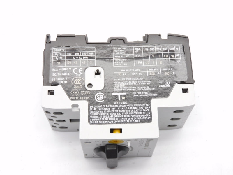 KLOCKNER MOELLER PKZM0-10 690V 6,3-10A NSMP