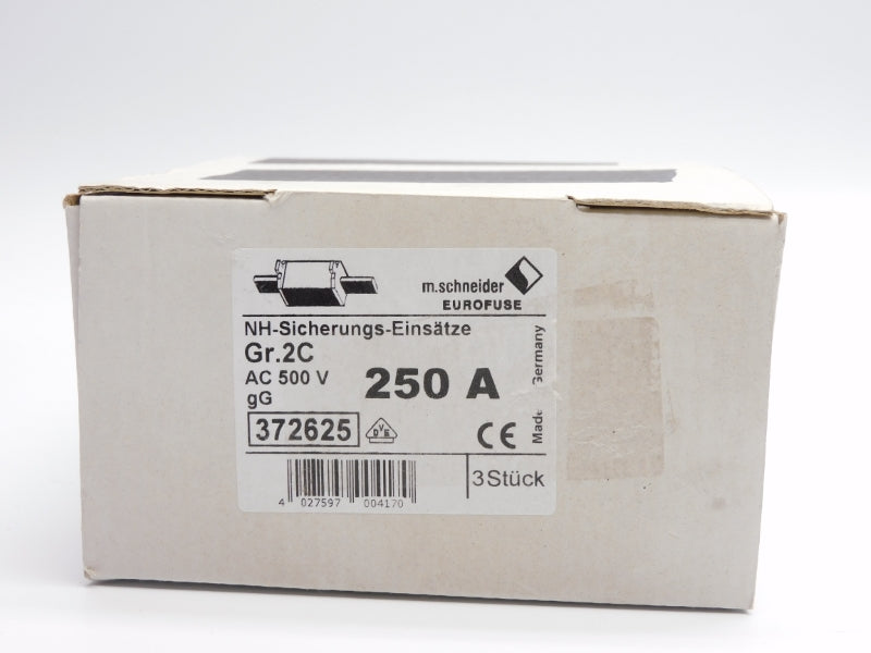 M.SCHNEIDER 372625 500V 250A (PKG OF 3) NSMP