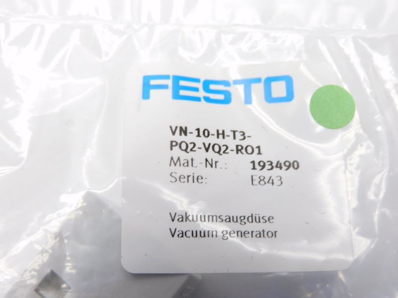 FESTO VN-10-H-T3-PQ2-VQ2-RO1 193490 SER. E843 NSMP