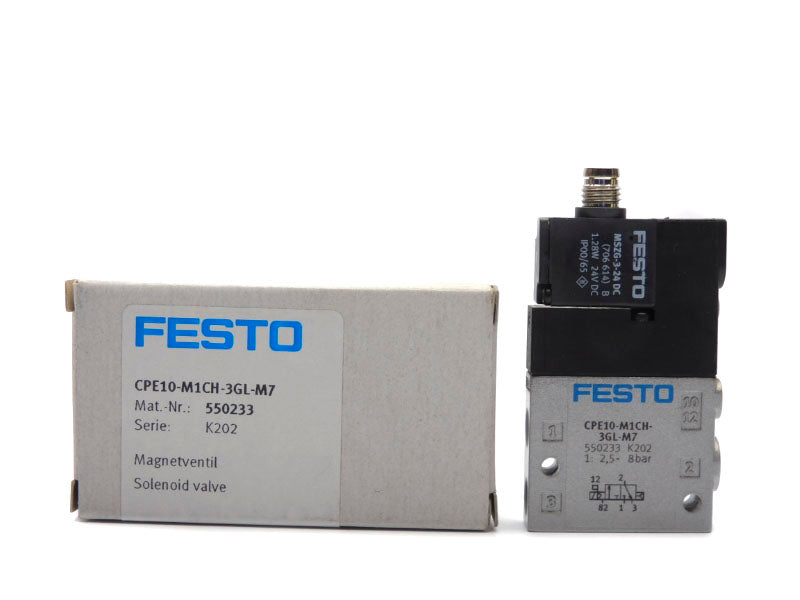 FESTO CPE10-M1CH-3GL-M7 550233 SER. K202 24VDC 2,5-8BAR NSMP