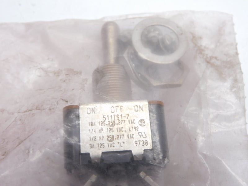 MICRO SWITCH 511TS1-7 277VAC 10A NSMP