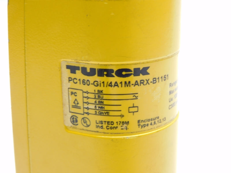 TURCK PC160-GI1/4A1M-ARX-B1151 6831074 120V 9280PSI NSNP