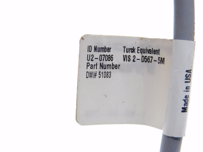 TURCK VIS2-D567-5M U2-07086 24-48VAC/DC 4A 5M NSNP