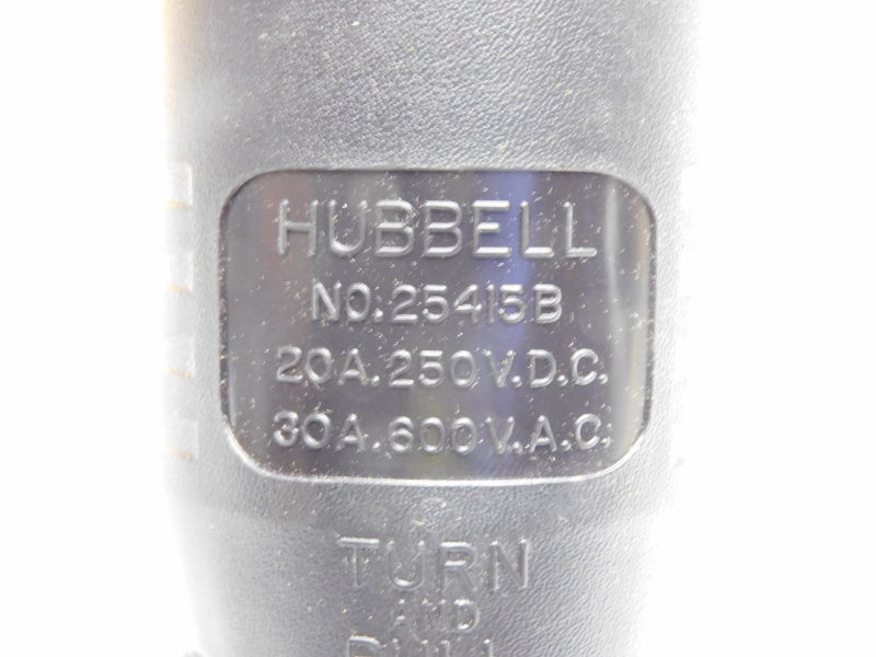 HUBBELL HBL25415B 600VAC 30A NSMP