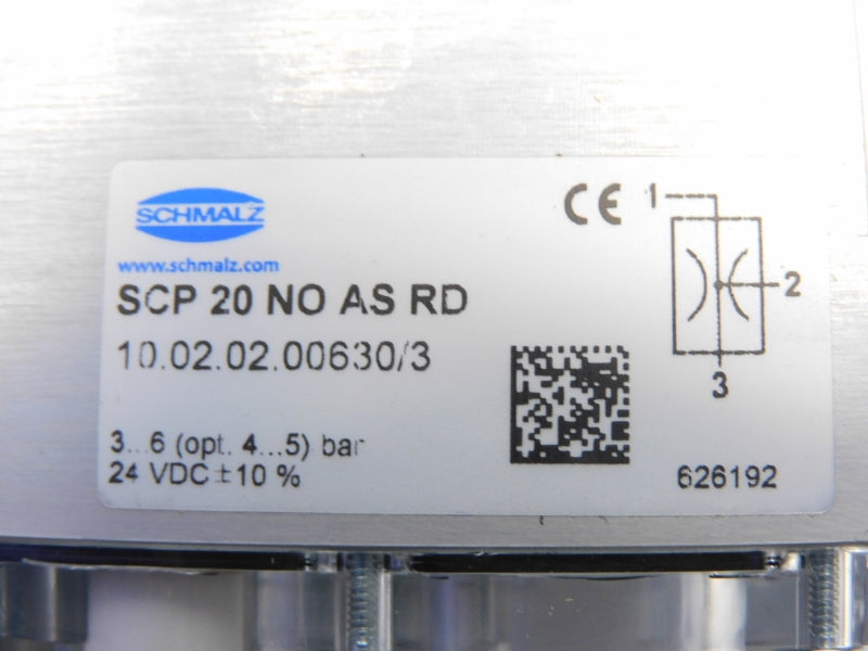 SCHMALZ SCP20NOASRD 10.02.02.00630/3 24VDC 3-6BAR NSMP