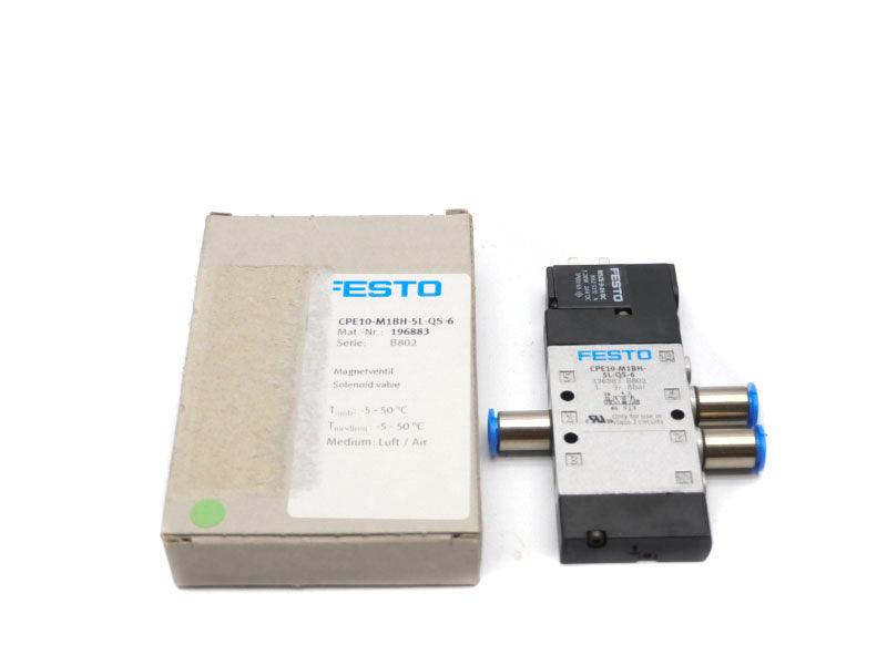 FESTO CPE10-M1BH-5L-QS-6 196883 SER. B802 24VDC 3-8BAR NSMP