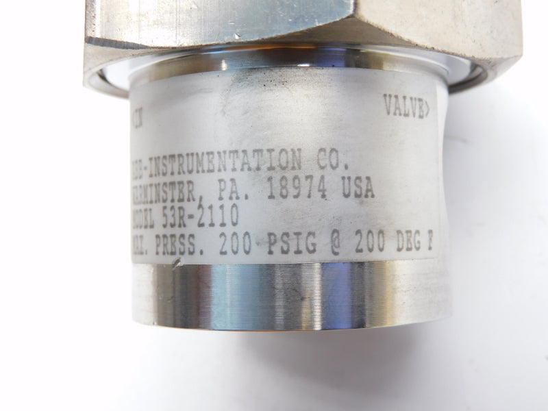 ABB INSTRUMENTATION 53R-2110 200PSI 200'F NSNP