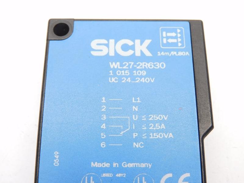 SICK WL27-2R630 1015109 250V 2,5A NSNP