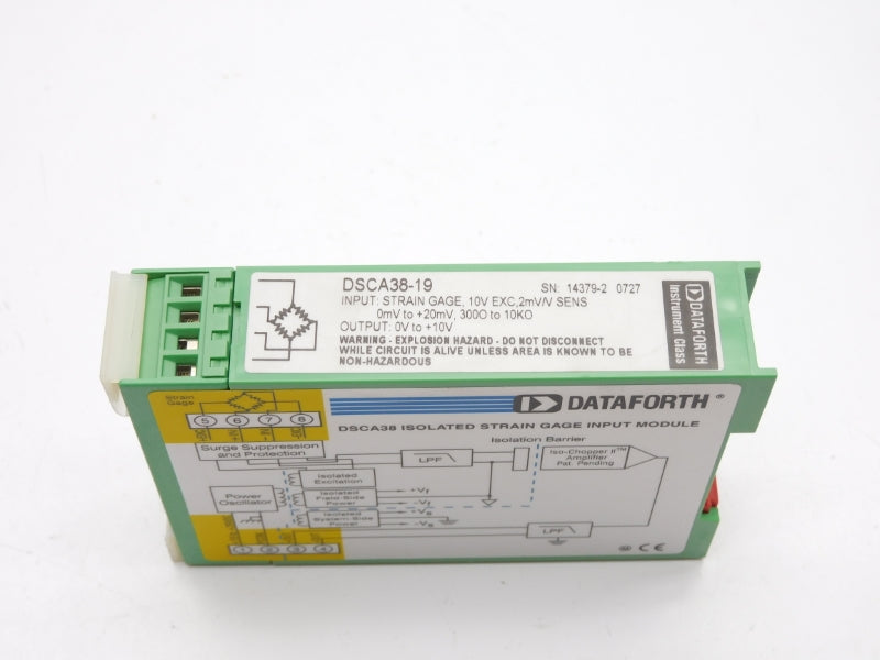 DATAFORTH DSCA38-19 10V NSNP